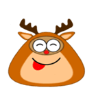 Snow Deer Emo（個別スタンプ：6）