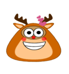 Snow Deer Emo（個別スタンプ：8）