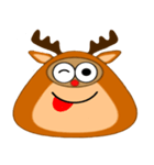 Snow Deer Emo（個別スタンプ：9）