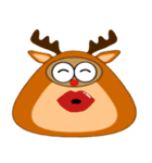 Snow Deer Emo（個別スタンプ：10）