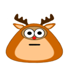 Snow Deer Emo（個別スタンプ：12）