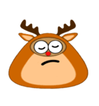 Snow Deer Emo（個別スタンプ：13）