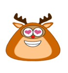 Snow Deer Emo（個別スタンプ：14）
