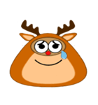Snow Deer Emo（個別スタンプ：15）