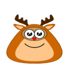 Snow Deer Emo（個別スタンプ：16）