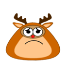 Snow Deer Emo（個別スタンプ：17）