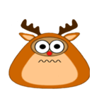 Snow Deer Emo（個別スタンプ：21）