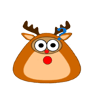 Snow Deer Emo（個別スタンプ：24）