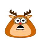Snow Deer Emo（個別スタンプ：25）