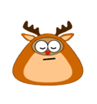 Snow Deer Emo（個別スタンプ：26）
