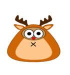 Snow Deer Emo（個別スタンプ：28）