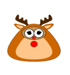 Snow Deer Emo（個別スタンプ：30）