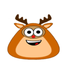 Snow Deer Emo（個別スタンプ：31）