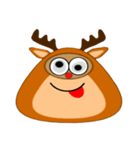 Snow Deer Emo（個別スタンプ：32）