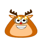 Snow Deer Emo（個別スタンプ：35）