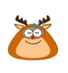 Snow Deer Emo（個別スタンプ：36）