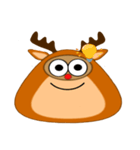 Snow Deer Emo（個別スタンプ：38）