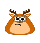 Snow Deer Emo（個別スタンプ：40）