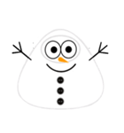 Snowman Emo（個別スタンプ：1）