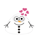 Snowman Emo（個別スタンプ：7）
