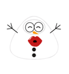 Snowman Emo（個別スタンプ：9）