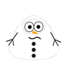 Snowman Emo（個別スタンプ：18）