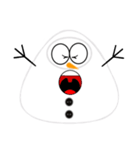 Snowman Emo（個別スタンプ：21）