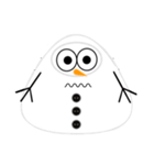 Snowman Emo（個別スタンプ：22）