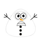 Snowman Emo（個別スタンプ：24）