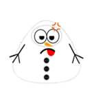 Snowman Emo（個別スタンプ：34）