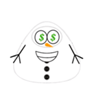 Snowman Emo（個別スタンプ：38）