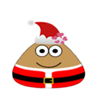 Red Santa Emo（個別スタンプ：7）