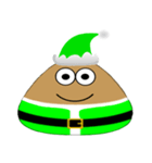 Green Santa Emo（個別スタンプ：1）