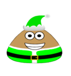 Green Santa Emo（個別スタンプ：3）
