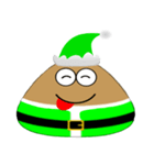 Green Santa Emo（個別スタンプ：6）