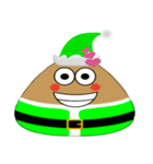 Green Santa Emo（個別スタンプ：9）