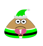 Green Santa Emo（個別スタンプ：10）
