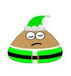 Green Santa Emo（個別スタンプ：11）