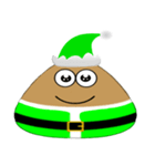 Green Santa Emo（個別スタンプ：16）