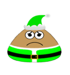Green Santa Emo（個別スタンプ：17）