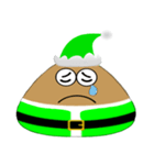 Green Santa Emo（個別スタンプ：19）