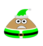 Green Santa Emo（個別スタンプ：21）