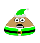 Green Santa Emo（個別スタンプ：25）