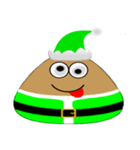 Green Santa Emo（個別スタンプ：32）