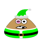 Green Santa Emo（個別スタンプ：34）