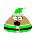 Green Santa Emo（個別スタンプ：35）