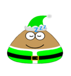 Green Santa Emo（個別スタンプ：36）