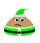 Green Santa Emo（個別スタンプ：40）