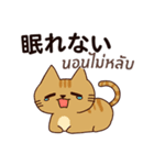 猫 : 今日の若者言葉（個別スタンプ：22）