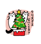 クリスマス用の猫のスタンプ（個別スタンプ：6）